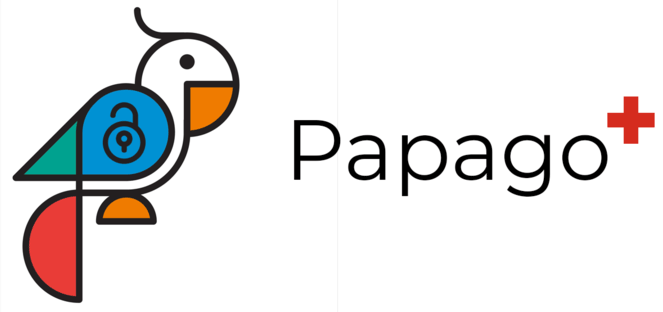 Logo: Papago parrot